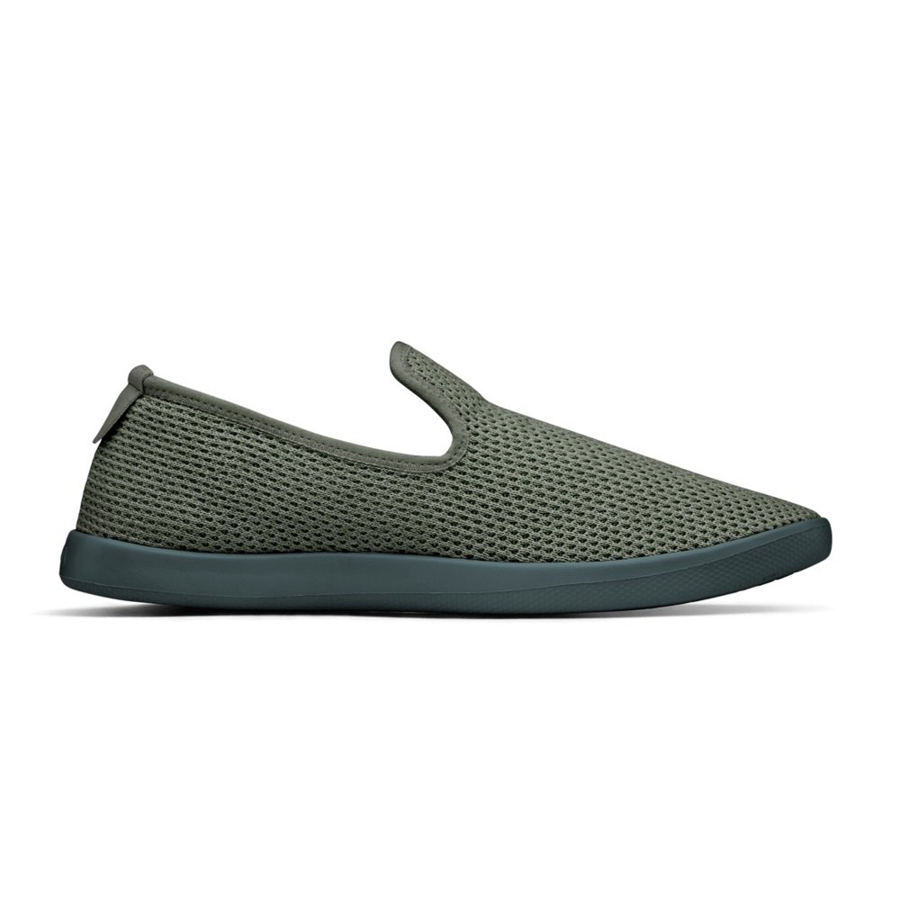 Allbirds Women\'s Slip-Ons Olive - Tree Loungers - 61570ORKE